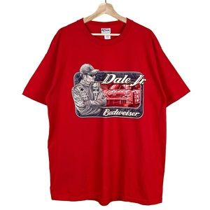 Vintage Early 2000s Dale Jr. Budweiser NASCAR Shirt!